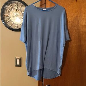 LuLaRoe Blue Tunic Top Size Small
